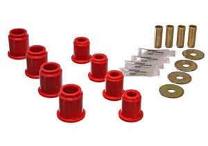 Toyota Tacoma Control Arm Bushing Kit - Front - Energy Suspension - Hyper-Flex Performance Polyurethane - Red - `95-`04